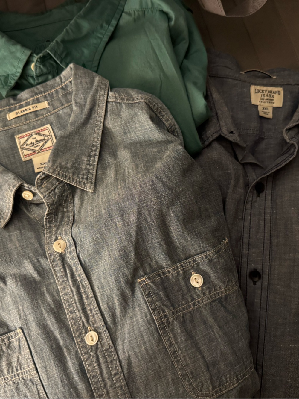 Lucky Brand men’s casual shirt BUNDLE!  3, all in great condition! Size XXL